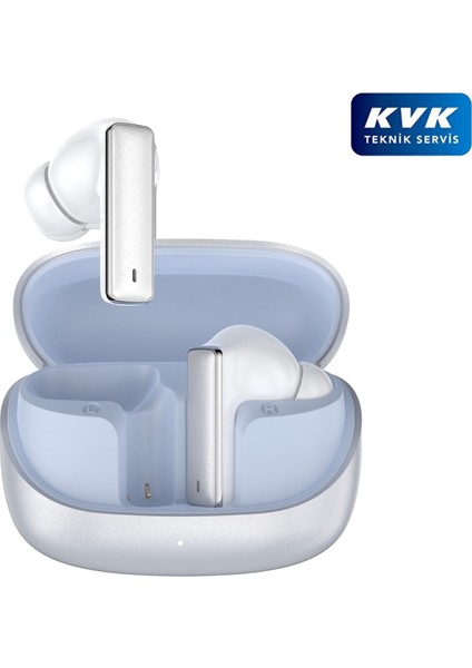 BKG511B Hybrid Anc + Enc Bluetooth Kulaklık Bt5.4 - Beyaz