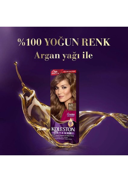 Koleston Intense Saç Boyası 6/0 Koyu Kumral - Salon Kalitesi