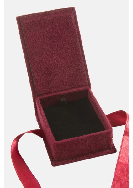 Ds-Derin Süet Lüx Set Kolye Kutusu-Bordo fiyatları