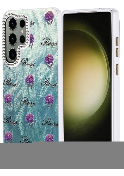 Bfs Samsung Galaxy S25 Ultra Kılıf Blade Aynalı Desenli Kapak - Desen 9