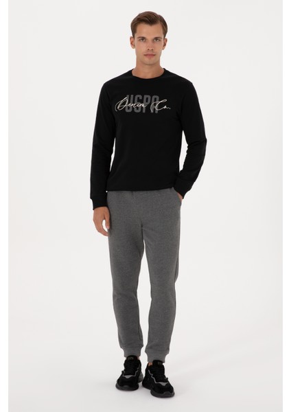 Erkek Antrasit Melanj Eşofman Altı 50313765-VR081