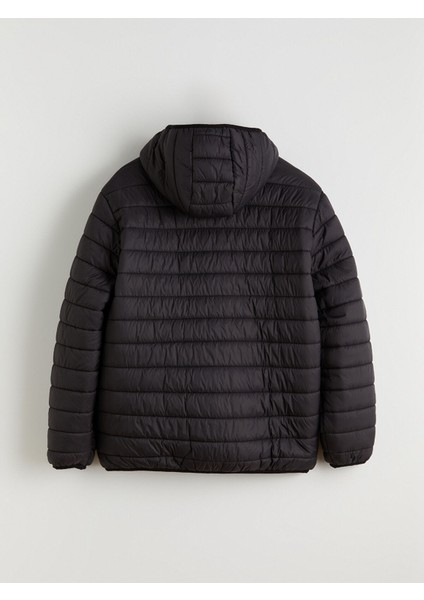 Yeni Sezon Standart Kalıp Kapüşonlu Erkek Şişme Mont modelleri