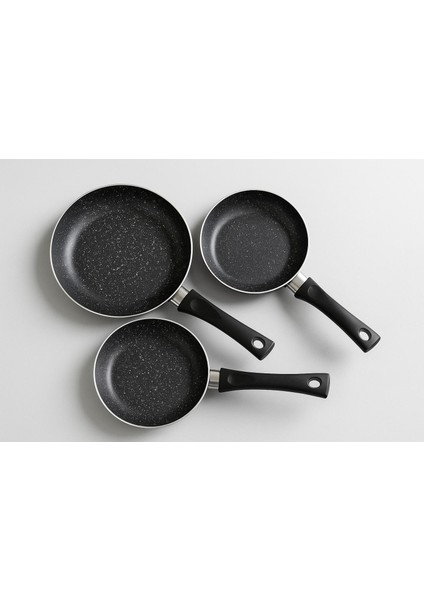 Dokum Granıt Saplı Tava Seti-20 Cm-24 Cm-28 cm fırsatları