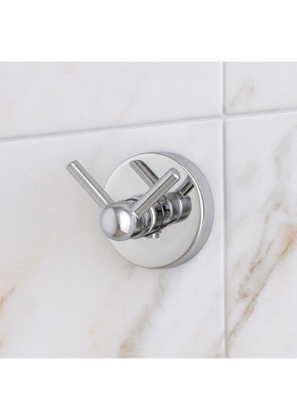 Askılık 2’li Krom Vidalı Paslanmaz Metal Duvar Askılığı Gümüş Renk Banyo Mutfak Havlu Askısı Elbise fiyatları