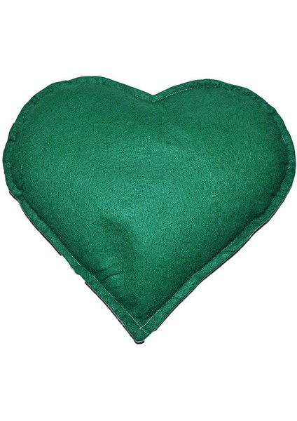 Kalp Desenli Doğal Kaya Tuzu Yastığı Yeşil - Pudra 2-3 kg fırsatları