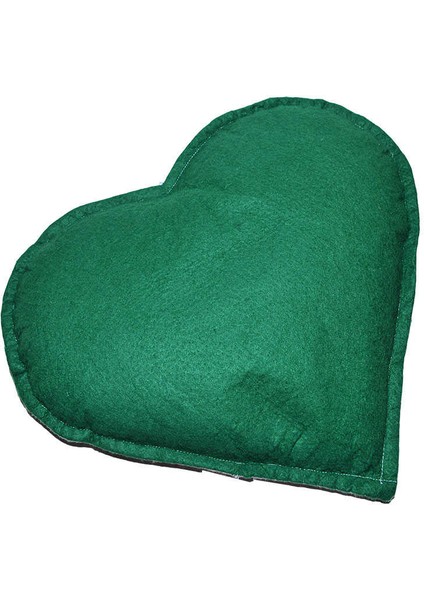 Kalp Desenli Doğal Kaya Tuzu Yastığı Yeşil - Pudra 2-3 kg indirimleri
