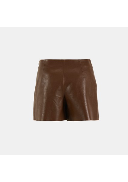 Limited Edition Kadın Taba Deri Şort Etek modelleri