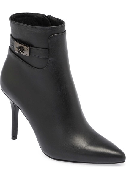 Siyah Hakiki Deri Kadın Klasik Bot - K24K1BT67612-A23