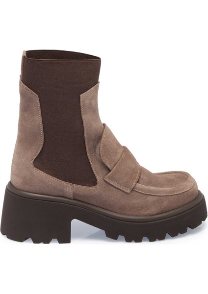 Kahve Hakiki Deri Kadın Casual Bot - K24K1BT67693-K32 modelleri