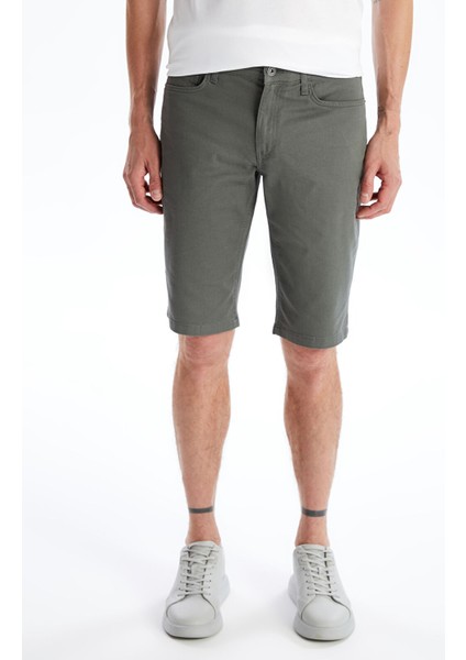 Yeni Sezon Slim Fit Gabardin Erkek Bermuda Şort modelleri