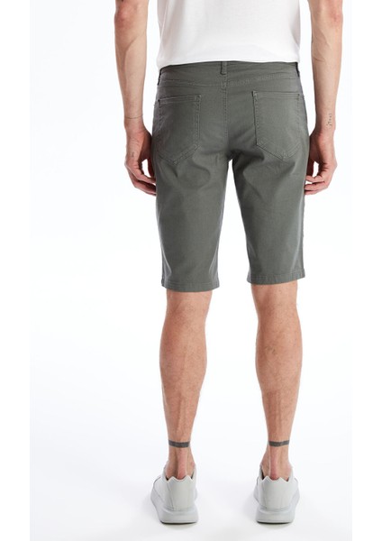 Yeni Sezon Slim Fit Gabardin Erkek Bermuda Şort fırsatları
