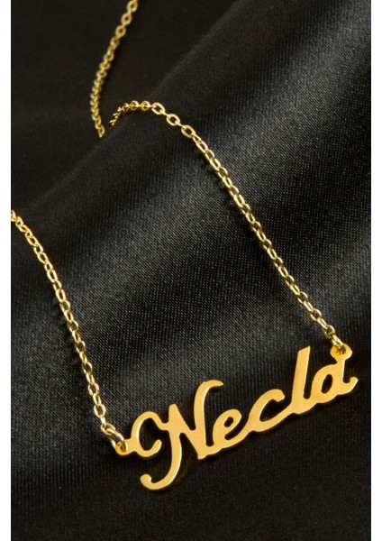 Ds-Derin Necla Isimli Kolye -Sarı