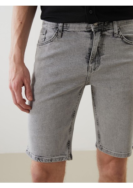 Yeni Sezon Süper Skinny Fit Erkek Jean Şort modelleri