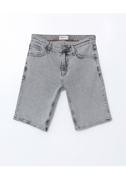 Yeni Sezon Süper Skinny Fit Erkek Jean Şort indirimleri