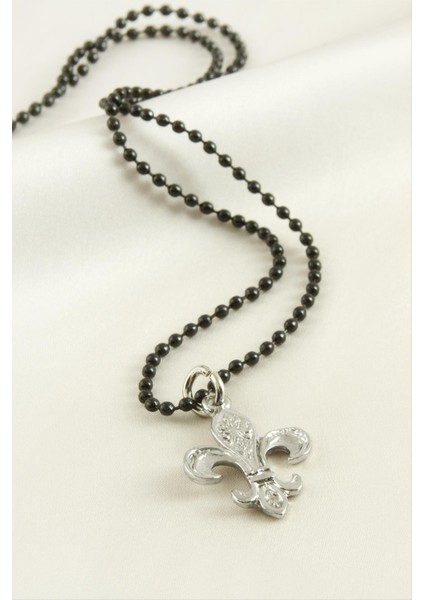 Ds-Derin Çapa Top Zincirli Erkek Kolye-Siyah fiyatları