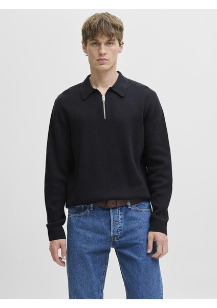 Jack Jones Blamılano Polo Yaka Relax Fit Erkek Kazak 12281743