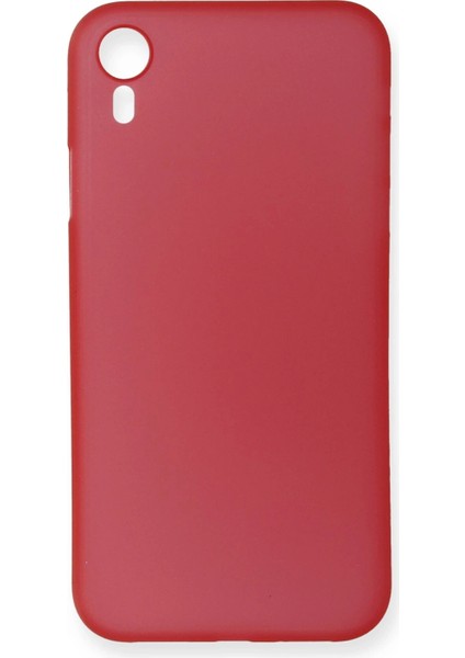 Bfs iPhone Xr Kılıf Pp Ultra Ince Kapak - Kırmızı