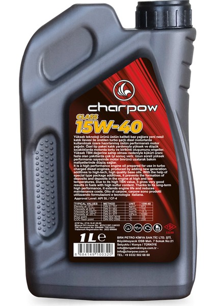 Premıum Mineral 15W-40 1 Lt modelleri