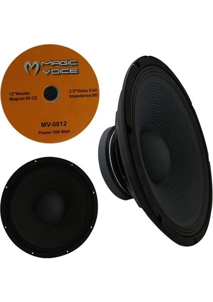 Magicvoice MV-0812 30 cm Yedek Hoparlör (MV-3412 Için)