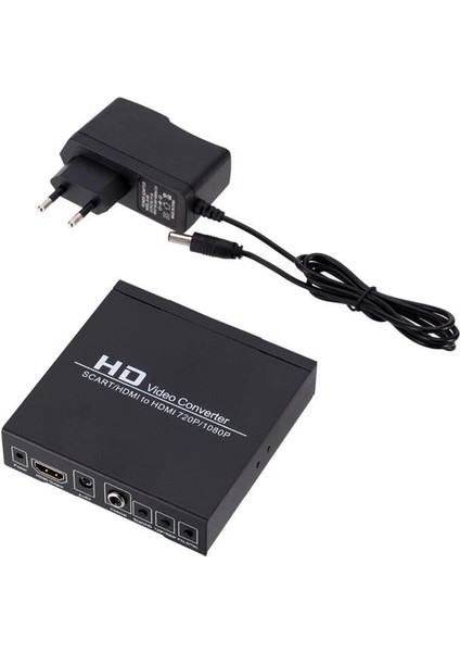 Powermaster PM-14366 Adaptörlü Scart-Hdmı To Hdmı Çevirici