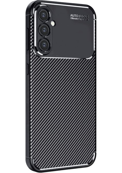 Bfs Samsung Galaxy A16 5g Kılıf Auto Focus Karbon Kapak - Siyah