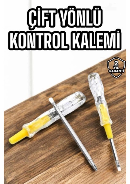 Kontrol Kalemi Nikel Kaplama Çift Başlıklı Test Cihazı