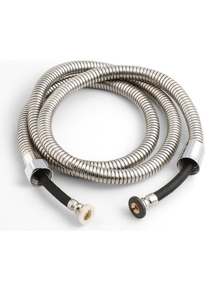 Paslanmaz Örgülü Duş Bağlantı Hortumu 150 cm Dayanıklı Esnek Banyo Aksesuarı Bağlantı Krom Gümüş fırsatları
