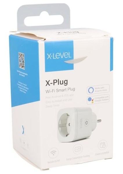 X-Level X-Plug XSP9010 On/off Tuşlu Android/ios/app Smartlife Telefon Kontrollü 16A Akım Korumalı Wifi Akıllı Priz fırsatları