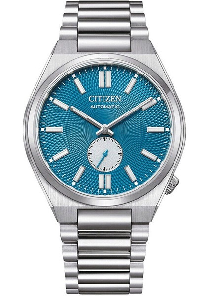 NK5010-51L Erkek Kol Saati | 40 mm Paslanmaz Çelik Kasa, Mavi Dokulu Kadran, Otomatik Mekanizma