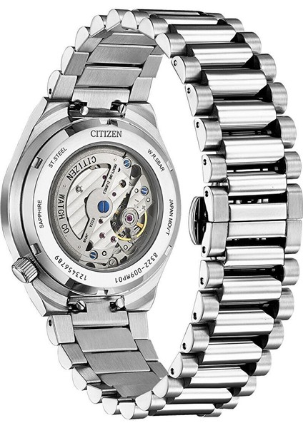 NK5010-51L Erkek Kol Saati | 40 mm Paslanmaz Çelik Kasa, Mavi Dokulu Kadran, Otomatik Mekanizma modelleri