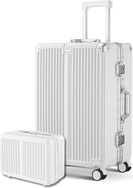 Joya Pc Policarbon 2'li Valiz Seti (Orta ve Makyaj) Beyaz fiyatları