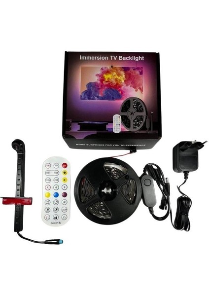 Kameralı Tv Ambilight LED Seti 5m Televizyon Ambilight LED