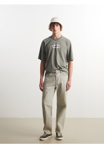 Yeni Sezon Baggy Fit Erkek Jean Pantolon