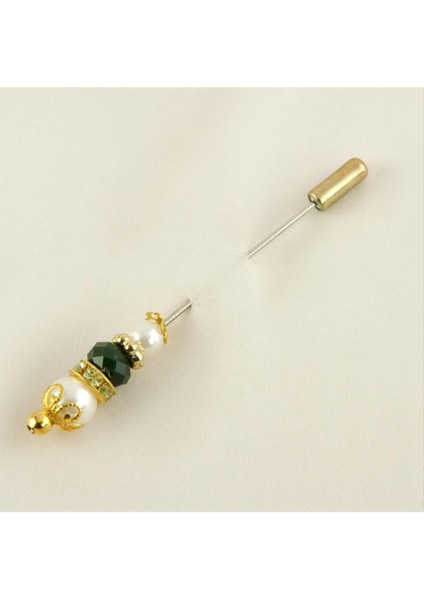 Ds-Derin 5 Adet Inci Kristal Şal Iğnesi-Renkli