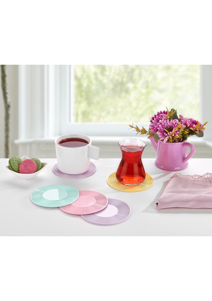 Silikon Bardak Altlığı - 3 Adet