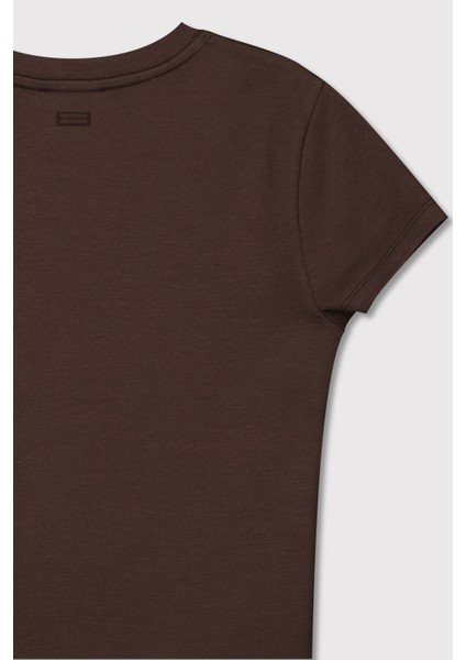 Bisiklet Yaka Kısa Kol Üst