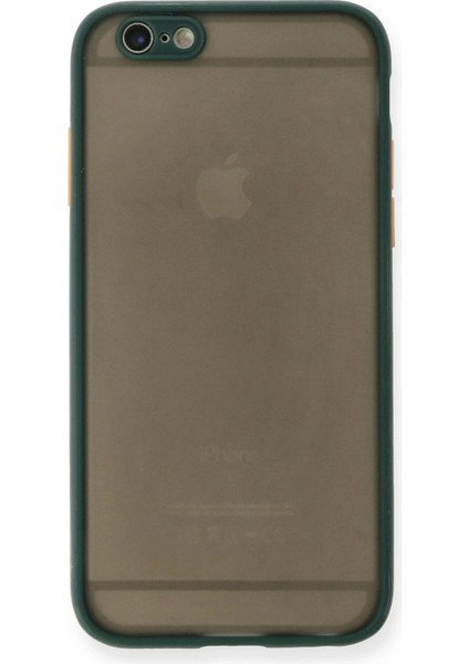 Bfs iPhone 6 Kılıf Montreal Silikon Kapak - Yeşil