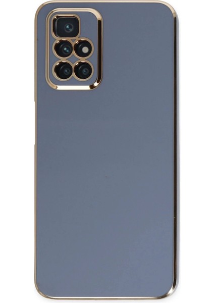 Bfs Xiaomi Redmi 10 2022 Kılıf Volet Silikon - Mavi