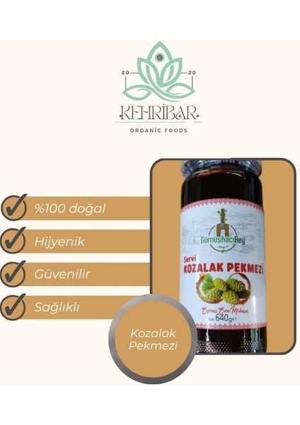 Servi Kozalak Pekmezi 640 gr Katkısız Cam Kavanoz fiyatları