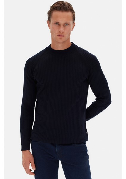 Slim Fit Lacivert Kazak fiyatları