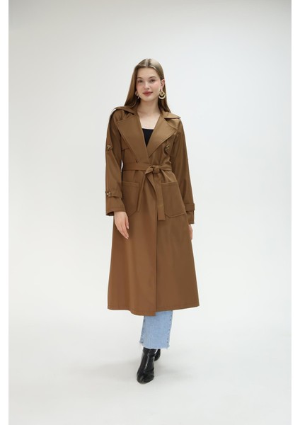 Cepli Kuşaklı Trençkot fırsatları