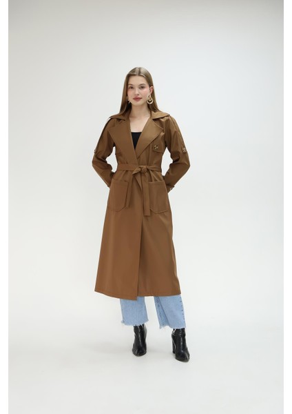 Cepli Kuşaklı Trençkot indirimleri