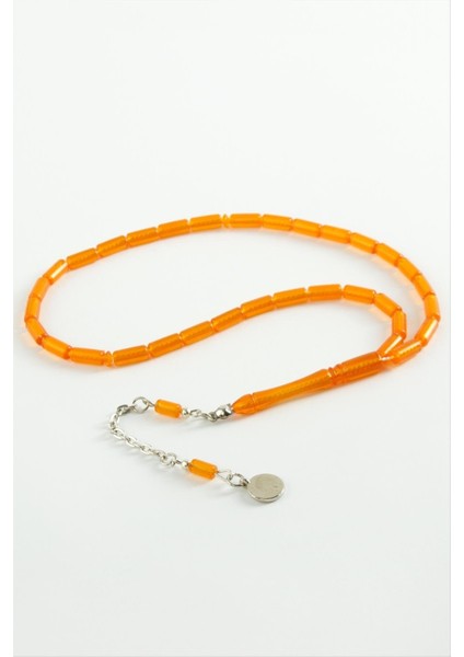 Ds-Derin Kapsül Plastik Tesbih 4X10 Mm-Turuncu fiyatları