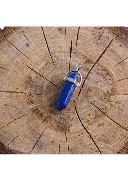 Ds-Derin Lapis Point Kolye Ucu-Lacivert