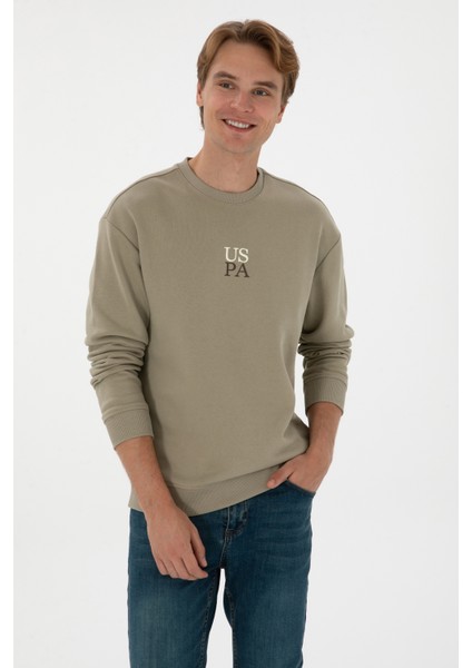 Erkek Açık Haki Sweatshirt 50313760-VR183