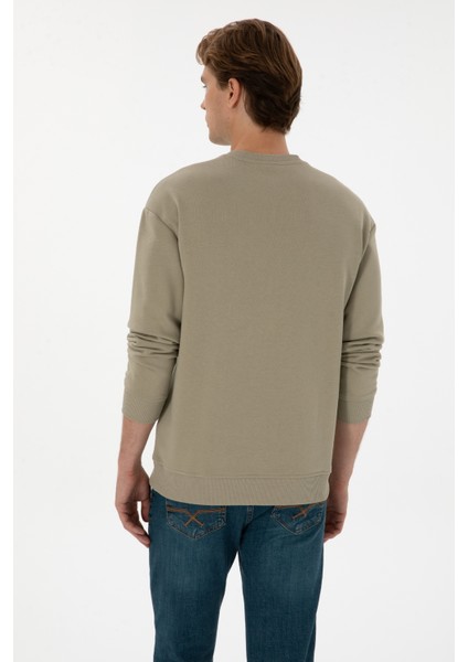 Erkek Açık Haki Sweatshirt 50313760-VR183 indirimleri