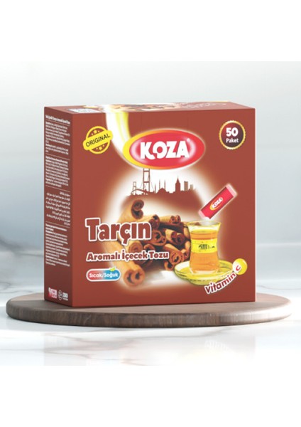 Koza Tek Içimlik Tarçın Aromalı Toz Içecek 50'li
