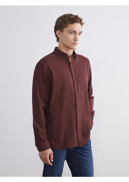 Yeni Sezon Regular Fit Uzun Kollu Erkek Gömlek