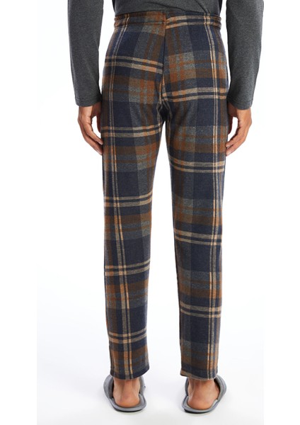 Yeni Sezon Standart Kalıp Ekose Erkek Pijama Alt fırsatları