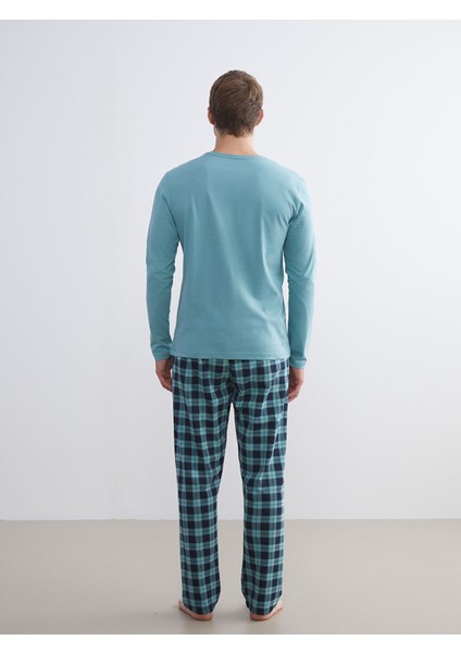Yeni Sezon Standart Kalıp Erkek Pijama Takımı fırsatları